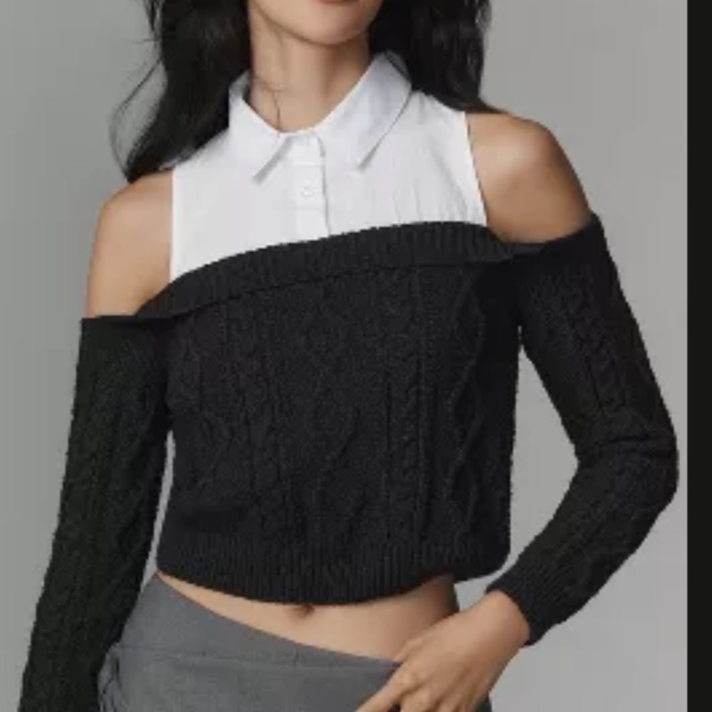 Maeve Sweater Crop Top